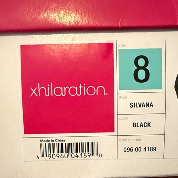 Xhilaration Silvana Black Wedges - Picture 4 of 5